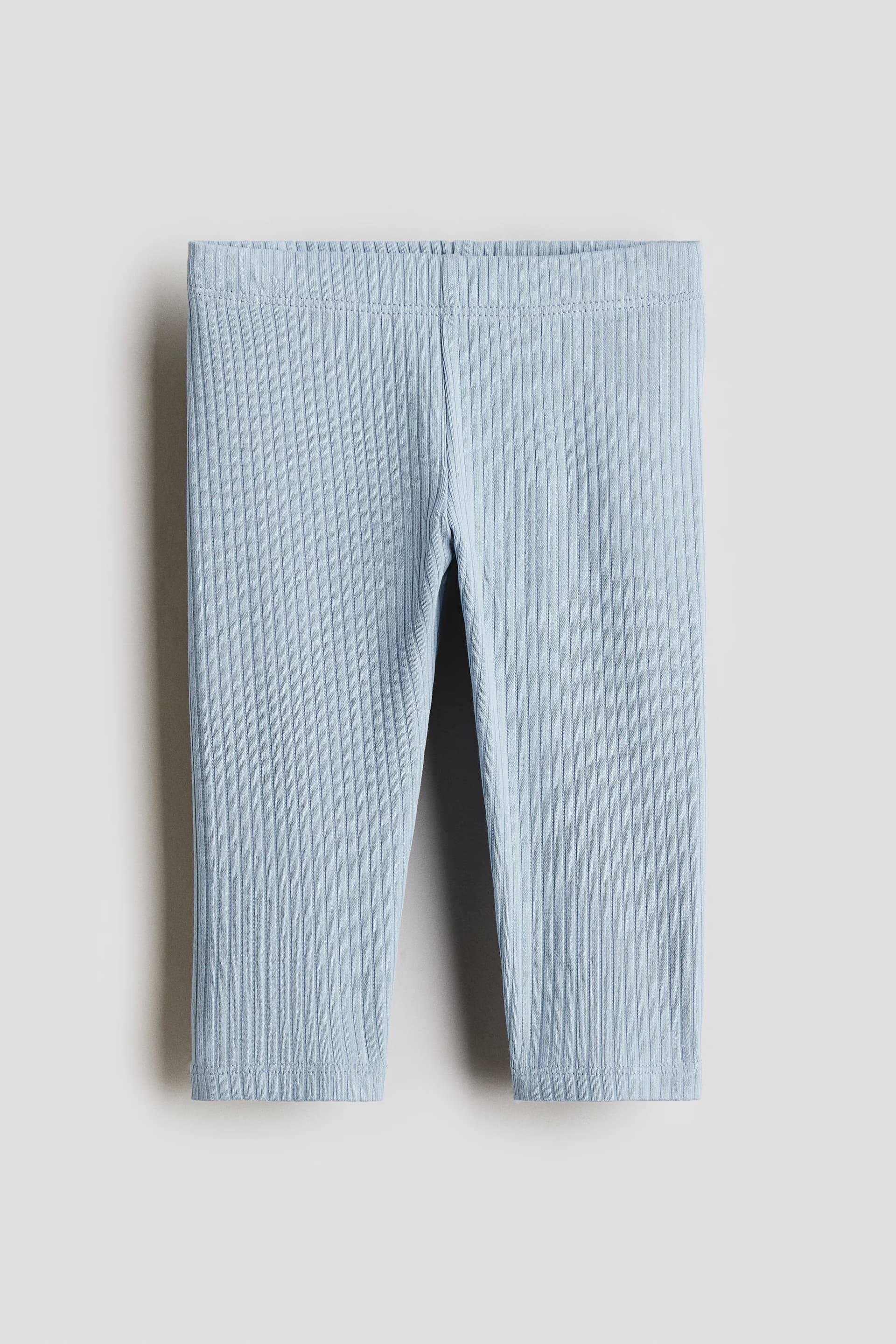 Ribbed Cotton Leggings