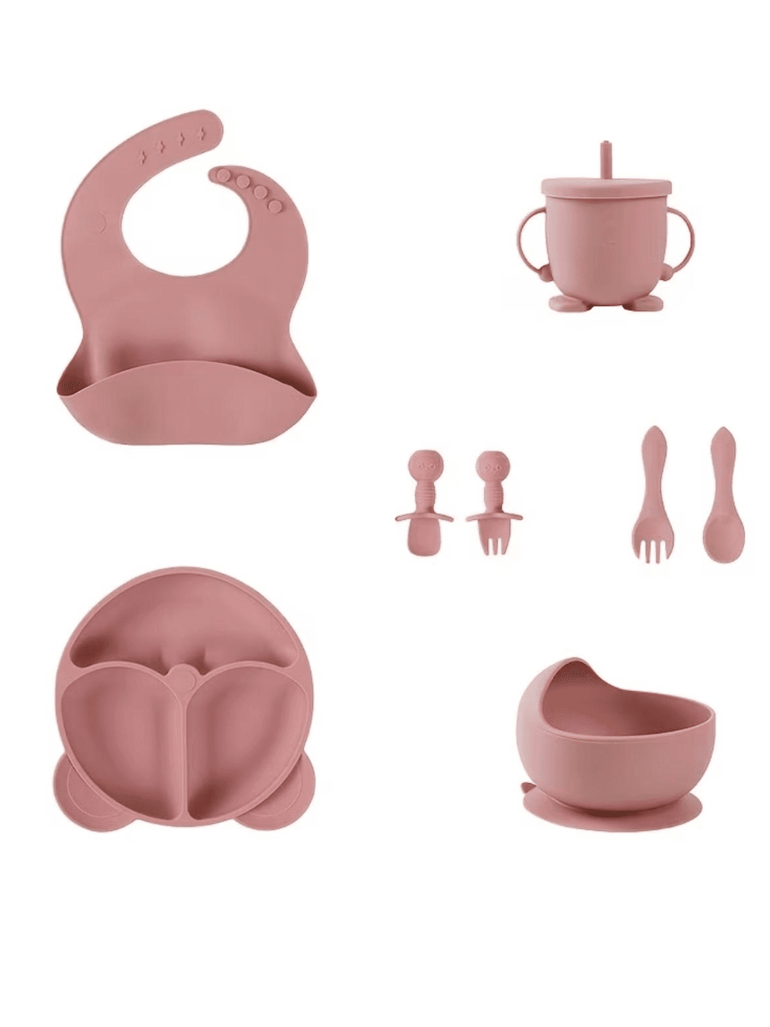 Silicone Baby feeding set