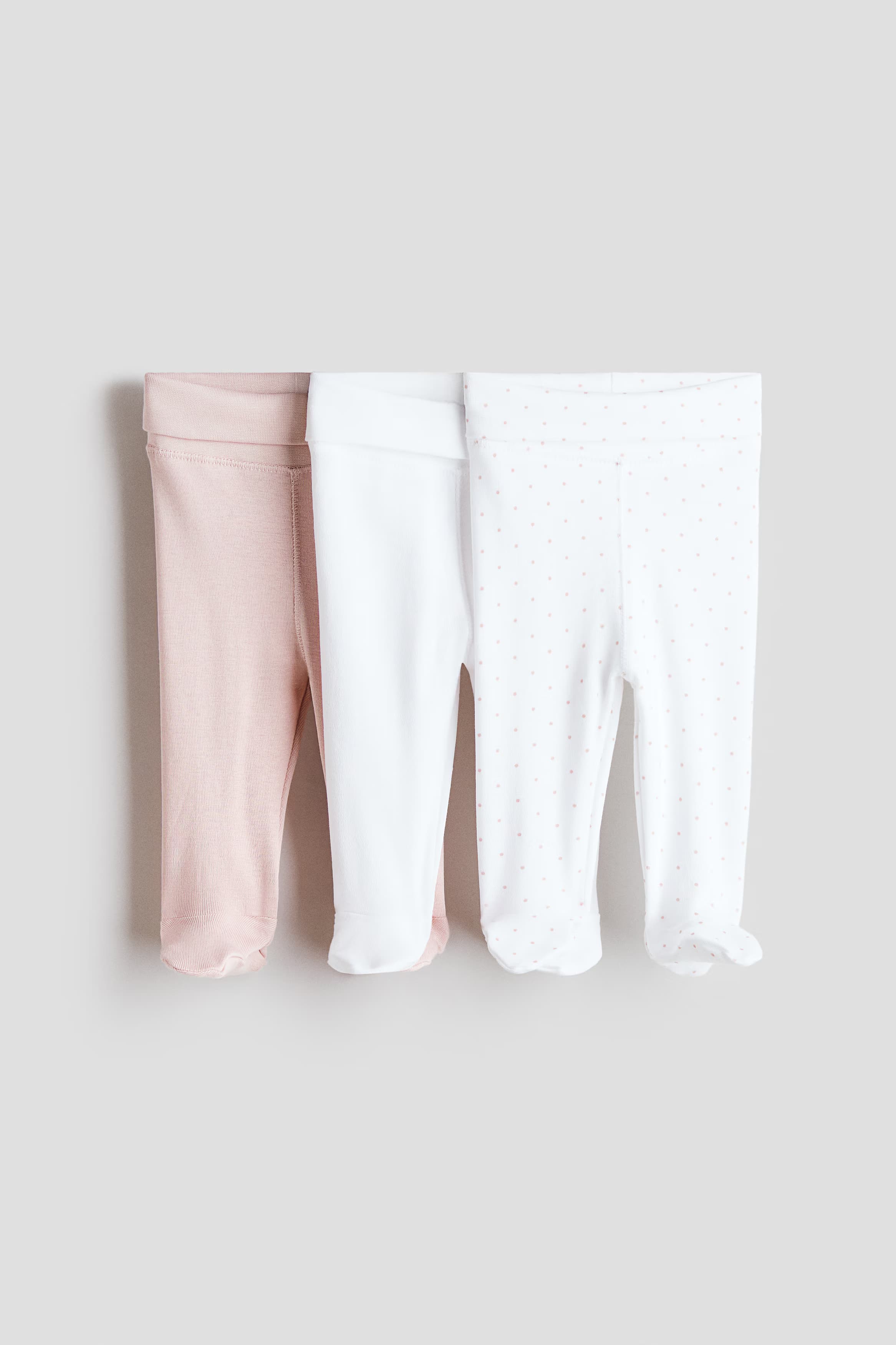 3-pack Foldover-Waist Leggings