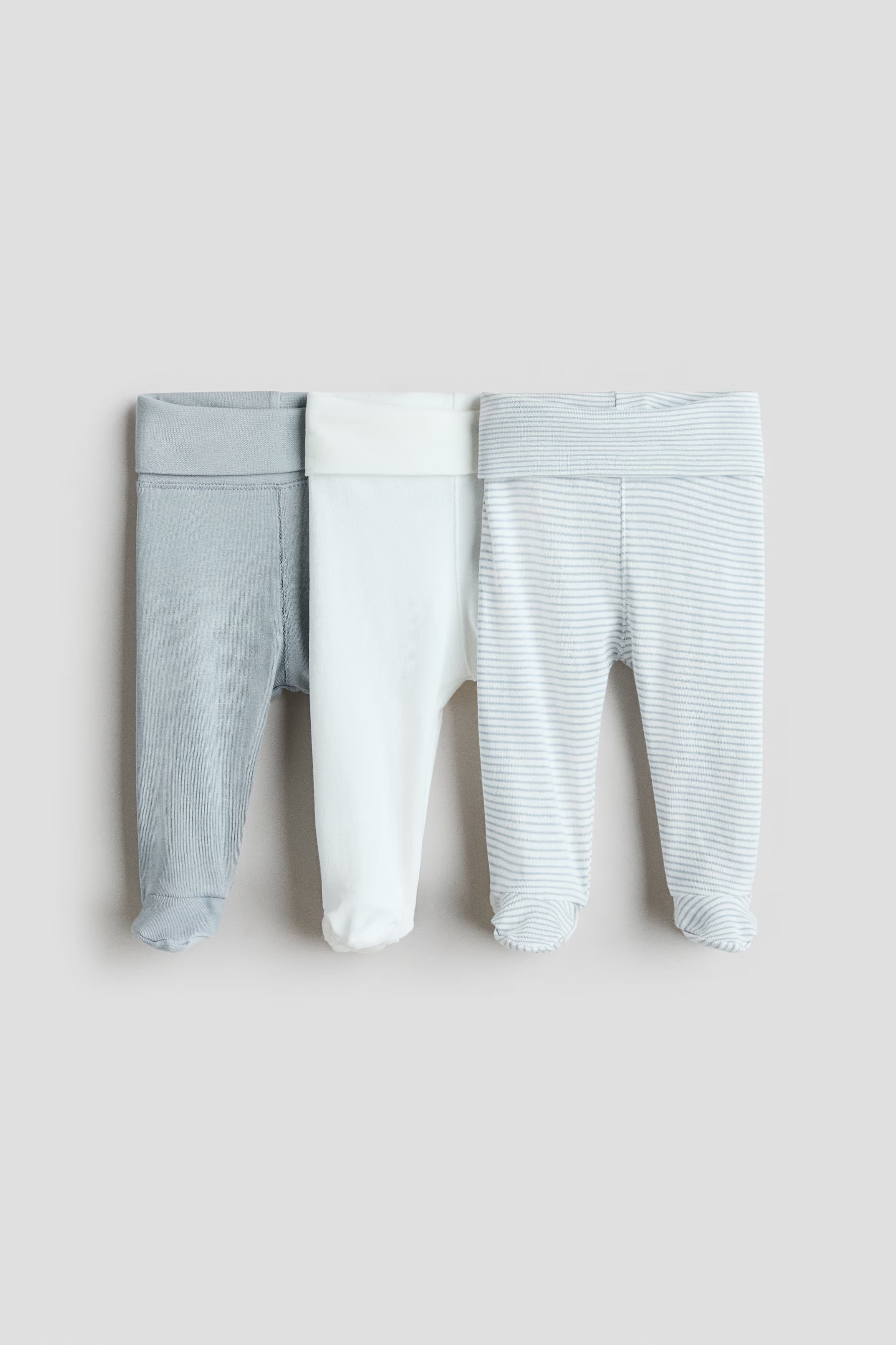 3-pack Foldover-Waist Leggings