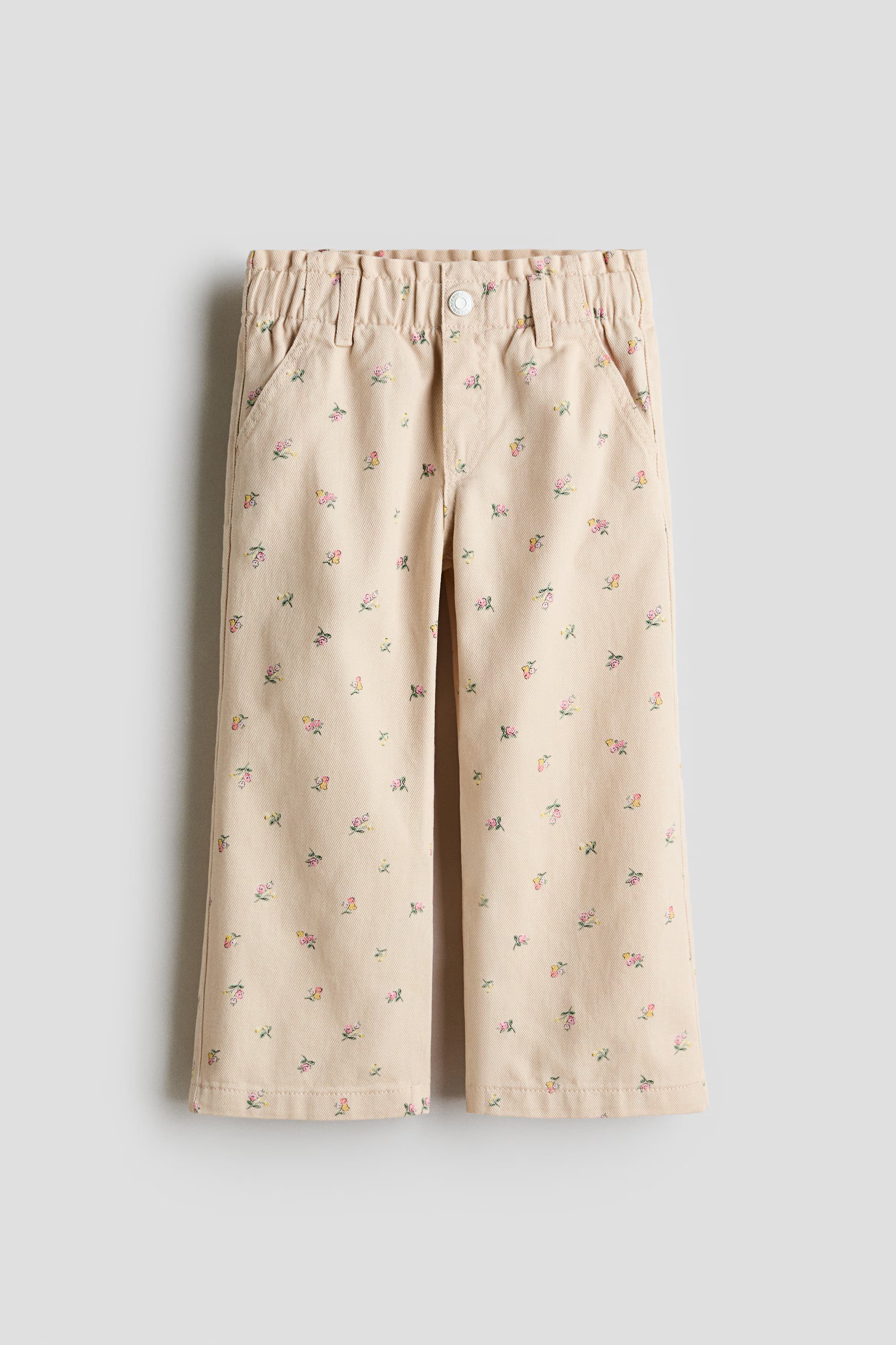 Daisy Wide Leg Paper-Bag Jeans