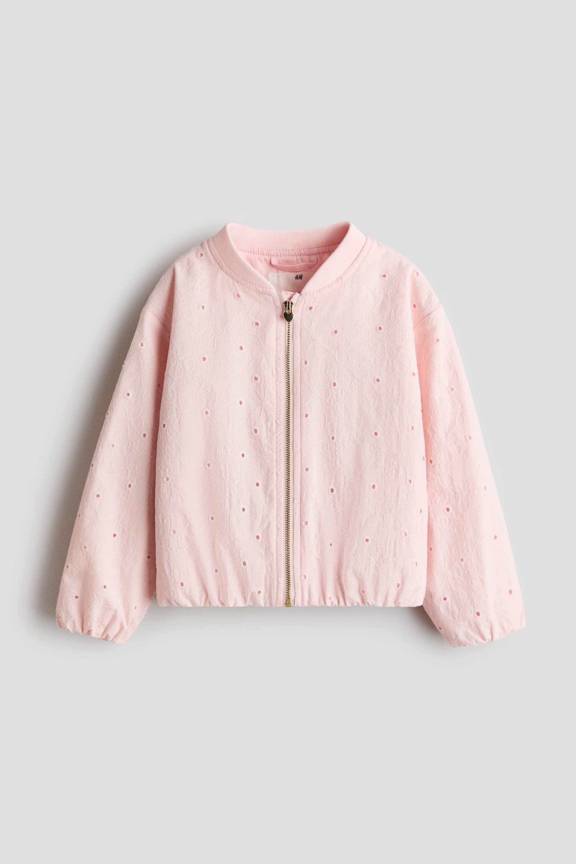 Broderie anglaise blouson jacket